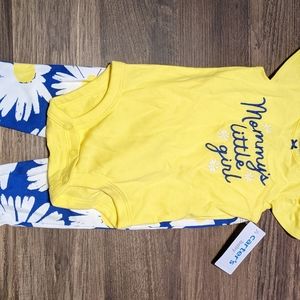 Carter's Baby Girl "Mommy's Little Girl" Outfit 9 Months NWT